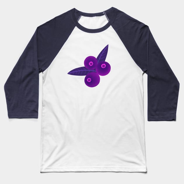 Blueberry Baseball T-Shirt by Obstinate and Literate